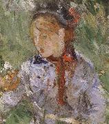 Berthe Morisot, Detail of  The woman and children are in the park